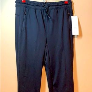 Kids 12/14 jogger black stretch NWT drawstrings
